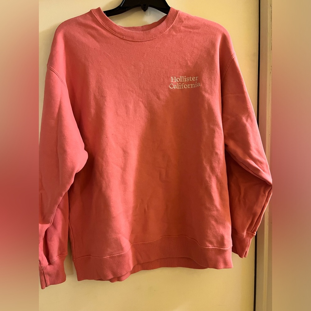 Hollister pink sweatshirt size s